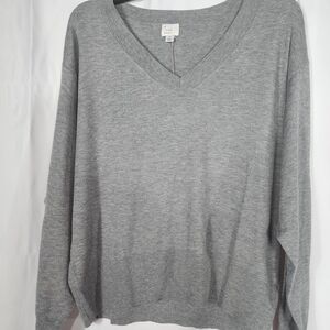 a new day Gray Crew Neck Sweater